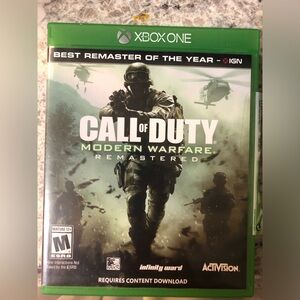 Call of duty Modern Warfare Remastered (Xbox one)